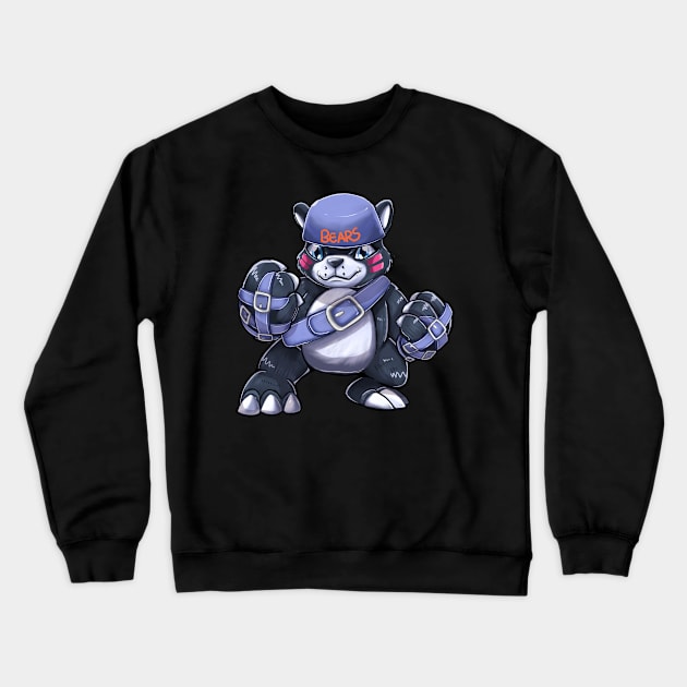 bearmon fanart Crewneck Sweatshirt by DigiTeeshrit